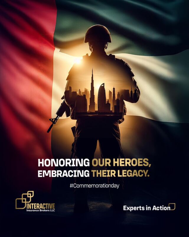 On this Commemoration Day, we pay tribute to the brave souls who dedicated their lives to the UAE. 

Their courage and sacrifice remain forever etched in our hearts as a reminder of the strength and unity that bind our nation together. 

Let us honor their legacy today and always.

info@iibcare.com

#interactiveinsurance #insuranceuae #insuranceclaims #businessinsurance #dubai #uae #entrepreneurs #insurancebroker #UAECommemorationDay #UAEHeroes #UnitedInPride