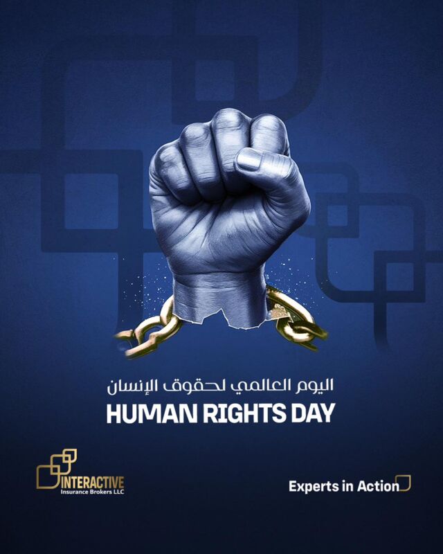 Your Rights, Our Commitment.
Human rights are the foundation of freedom, justice, and peace. 
Today, let’s stand together for dignity, equality, and respect for all..

info@iibcare.com
 
#interactiveinsurance #insuranceuae #insuranceclaims #businessinsurance #dubai #uae #entrepreneurs #insurancepolicy #insurancebroker #insuranceagent